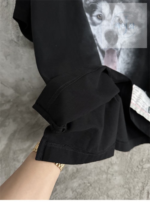 미하라 야스히로 24FW 패치로고 그래픽 프린트 반팔 티셔츠 - 상세 이미지